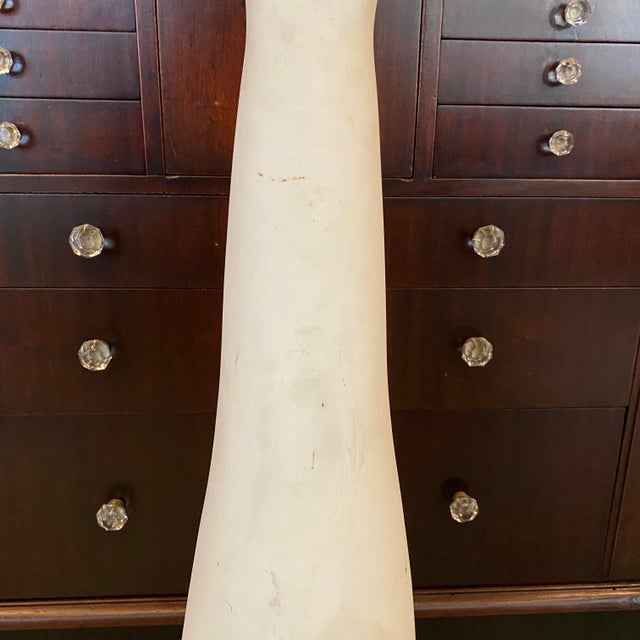 Mid 20th Century Exceptionally Tall Industrial Porcelain Glove Mold Form For Sale - Image 9 of 9