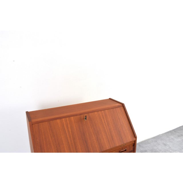 Mid-Century Modern Danish Teak Secretaire, 1960s For Sale - Image 12 of 18