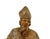 Printmaking Materials Antique European Polychrome & Gilt Carved Wood Figure of a Holy Bishop, Circa 1700 For Sale - Image 7 of 10