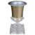 Hollywood Regency Style Acrylic Gold Goblet Vase For Sale - Image 12 of 12