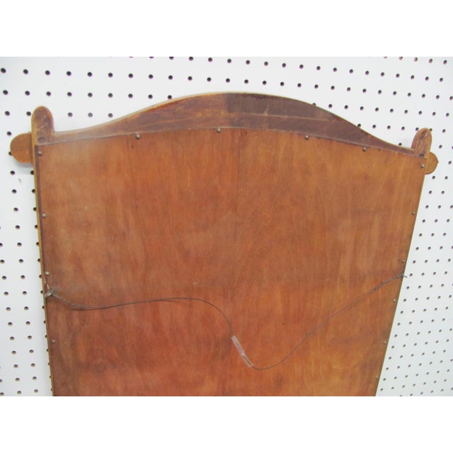 Early 20th Century Maple Wall Mirror Attributed to Cushman of Vermont 1920s - 1940s For Sale - Image 5 of 7