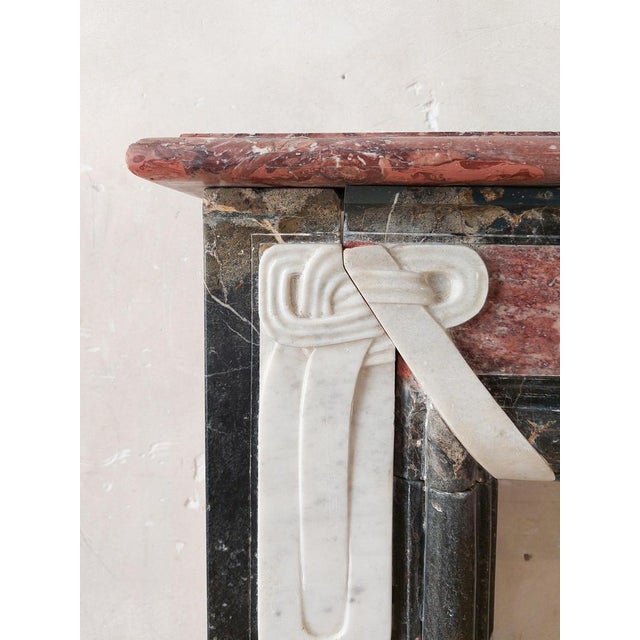 Art Deco Fireplace in Marble For Sale - Image 14 of 15