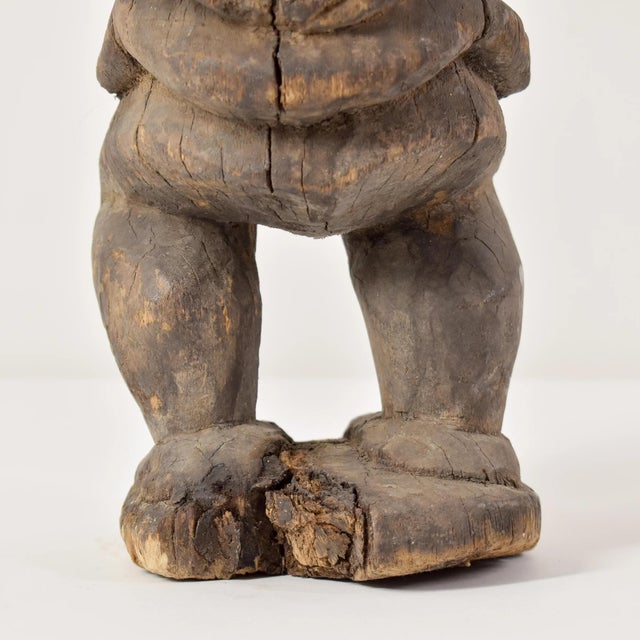 Early 20th Century Senufo Female Mother and Child Figure Cote d'Ivoire For Sale - Image 10 of 12