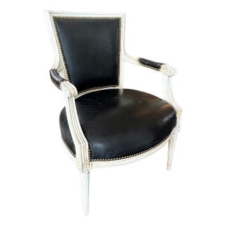 19th Century Louis XVI-Style Armchair For Sale