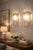 An elegant pair of Murano artistic glass wall sconces dating back to the 1960s and 1970s. The diffusers feature a refined...