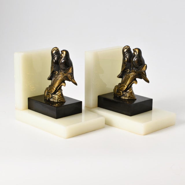 Art Deco Bird Bookends, 1930s, Set of 2 For Sale - Image 4 of 10