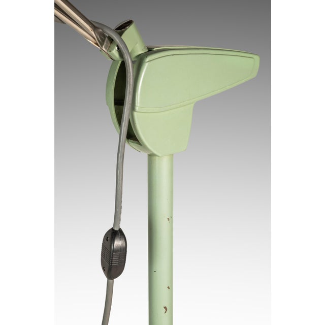 Mid-Century Modern Industrial Patinaed Medical / Surgical 6ft. Floor Lamp by Wilmot Castle, Usa, C. 1960s For Sale - Image 15 of 18