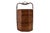 Chinese Antique 3 Three Tiered Rattan Bamboo & Wood Chinese Wedding Basket For Sale - Image 3 of 17