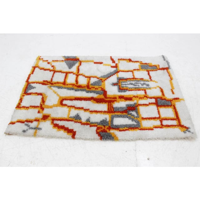 Mid-Century Ege Rya Style Rug, 1967 For Sale - Image 6 of 11