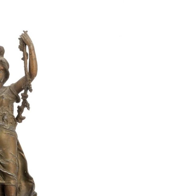 La Vigne Par Pathou Table Clock, 19th Century For Sale - Image 4 of 6