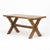 Mid-Century Modern Antique Brutalist Rustic Dining Table in Oak For Sale - Image 3 of 13