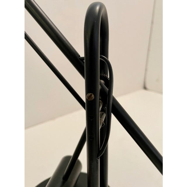 Black Pair Black Postmodern Table Lamps For Sale - Image 8 of 9