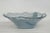 Mid Century Modern Vintage Hand Blown Blue Glass Centerpiece Bowl For Sale - Image 9 of 11