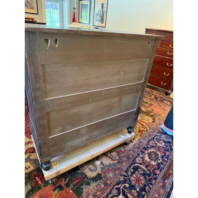 Wood Early 19th Century Empire Butler's Desk For Sale - Image 7 of 10