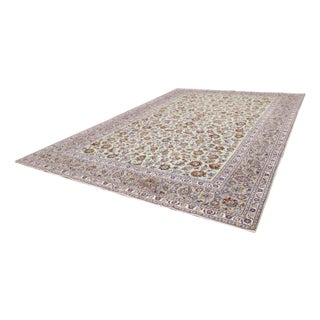 Kashan Rug in New Wool For Sale