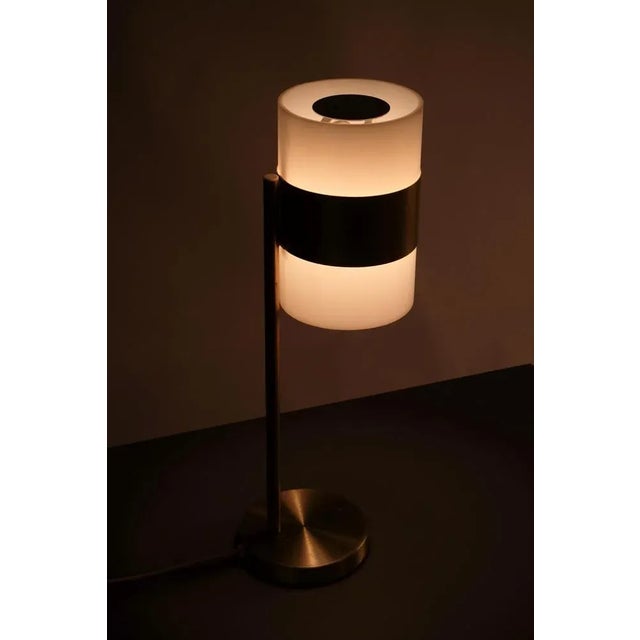 Luxus Brass Table Lamp attributed to Luxus, Sweden, 1960s For Sale - Image 4 of 11