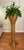 Vintage Monumental Coastal Rattan Wicker Plant Stand For Sale - Image 4 of 12