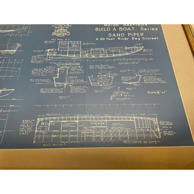 Boat Blueprint Showing the Sand Piper For Sale - Image 10 of 10