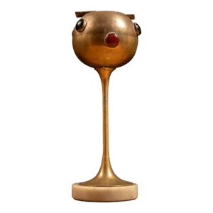 Vintage Brass Sputnik Ashtray