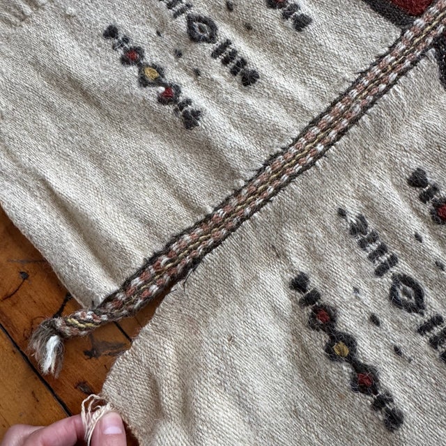 Vintage 1960's Handmade Fulani West African Wedding Blanket For Sale In New York - Image 6 of 7