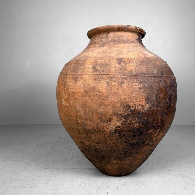 Large Antique Terracotta Jar, Portugal, 1900-1930 For Sale - Image 16 of 16