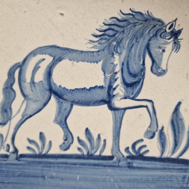 Ceramic Antique Dutch Tiles, 1790, Set of 2 For Sale - Image 7 of 15