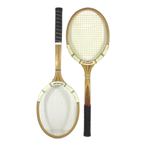 Curated Set of Antique Sport Tennis Rackets for Designer Decorating Wood Racquet Set of Two Sports Equipment Memorabilia