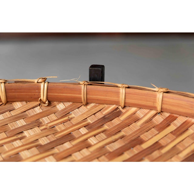 Rattan Magazine Tray Table For Sale - Image 5 of 11