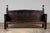 Rustic 18th Century Spanish Rustic Oak Bench With Carved Panels and Dark Patina For Sale - Image 3 of 18