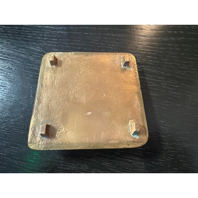 Bronze and Chinese Lacquer Box by Monique Gerber, 1970s For Sale - Image 3 of 10