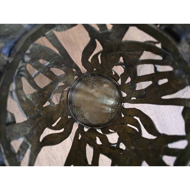 Bronze Floral Umbrella Stand, 1970s For Sale - Image 11 of 12