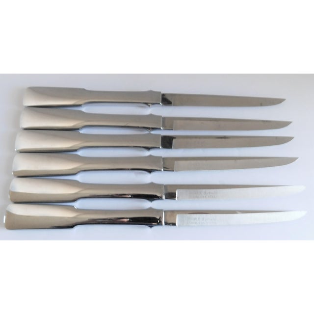 Towle Byfield Pattern Vintage Stainless Steel Steak Knives Set of 6