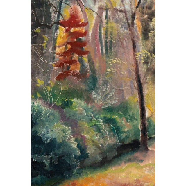 Camille Roche, Undergrowth, 1930s, Oil Painting on Canvas, Framed For Sale - Image 4 of 10