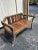 Late 20th Century Vintage Rustic Handmade Wooden Bench For Sale - Image 4 of 10