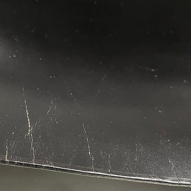 Italian Modern Leather T Chairs attributed to Katavolos, Littell and Kelley for ICF, 1960s, Set of 4 For Sale - Image 12 of 18