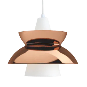 Jørn Utzon Copper 'Doo-Wop' Pendants for Louis Poulsen