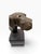 Late 20th Century Signed Milo (Miguel Lopez) Art Deco Bronze Weimaraner / Pointer Dog Bust Statue For Sale - Image 11 of 11