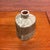 Vintage Brutalist Studio Pottery Triangular Bottle Vase With Textured Ash Glaze For Sale - Image 10 of 11