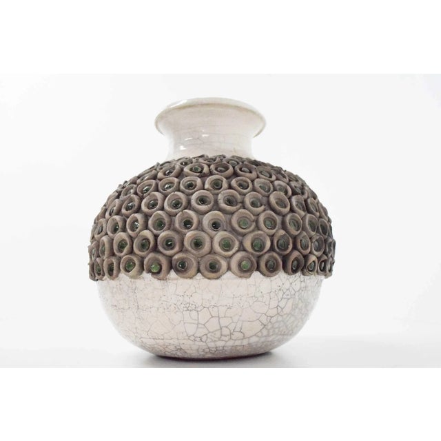 Mid 20th Century Large Modern Studio Ceramic Vase For Sale In Dallas - Image 6 of 7