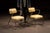 Striking pair of cantilever chrometube chairs executed in the streamlined Art Deco manner associated with Kem Weber. Each...