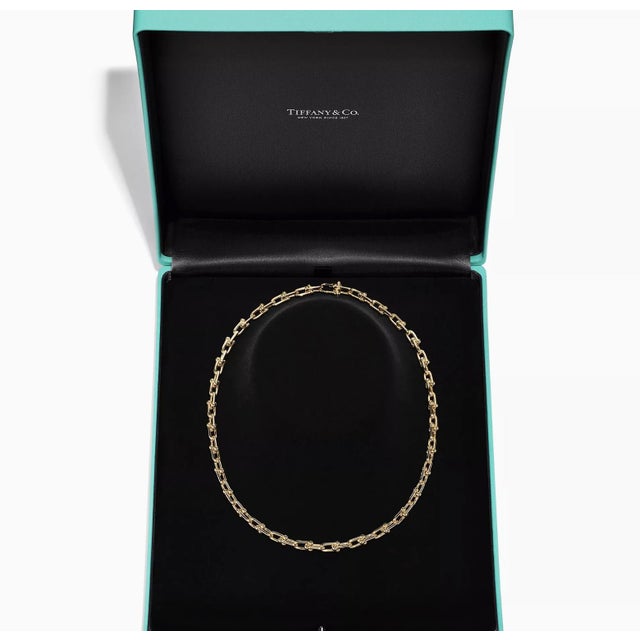 Tiffany & Co. Hardwear 18k Yellow Gold Small Link Necklace For Sale - Image 9 of 9