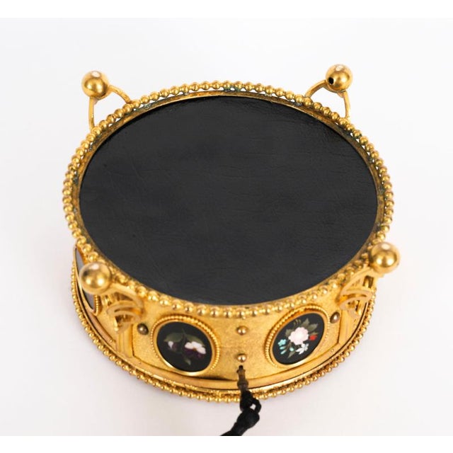 Antique Italian Ormolu and Pietra Dura Jewellery Casket, 1800s For Sale - Image 13 of 16