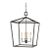 Currey & Company Denison Large Black Lantern For Sale