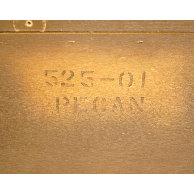 Stanley Furniture Italian Provincial Pecan 57" Buffet W. China Cabinet 525-01 For Sale - Image 10 of 10