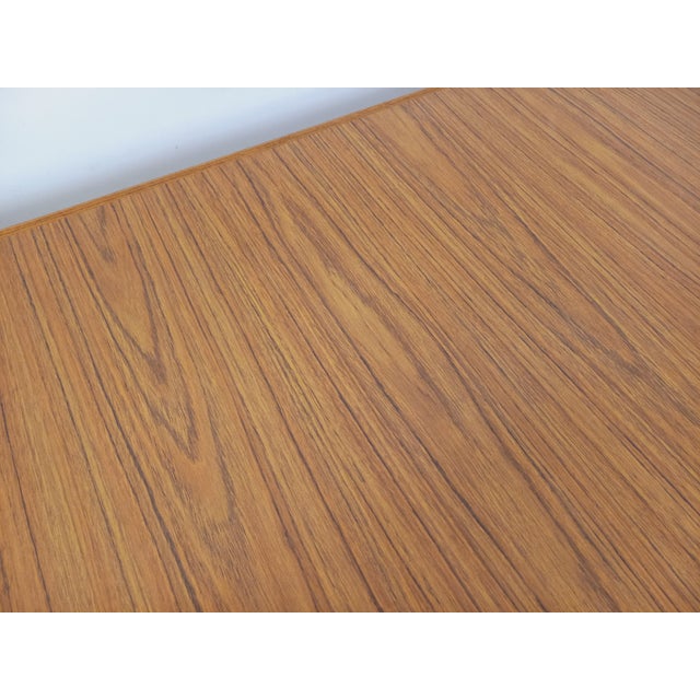 Vintage Scandinavian Style Rectangular Dining Table in Teak and Melamine, 1960s For Sale - Image 10 of 18