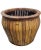 A beautiful oversized real bamboo tree pot This is a perfect pot for a large artificial tree. The bamboo has pretty honey...