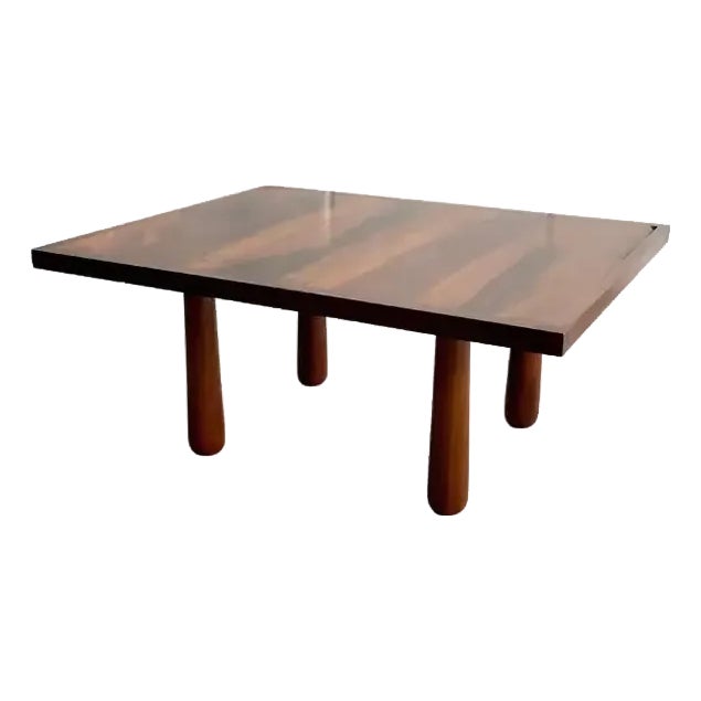 Handmade “Oikado” Low Table in Black Walnut by Montaperto Studios, 2023 For Sale