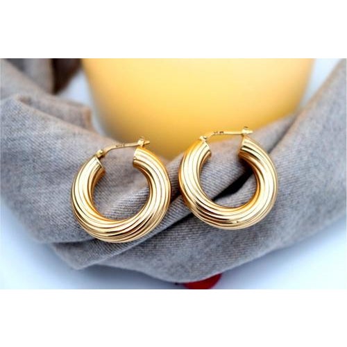 Gold Hoops with Reliefs and Friezes, Set of 2 For Sale - Image 3 of 8