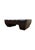 Sculptural Solid Suar Wood Coffee Table With Espresso Burnt Finish For Sale - Image 6 of 9