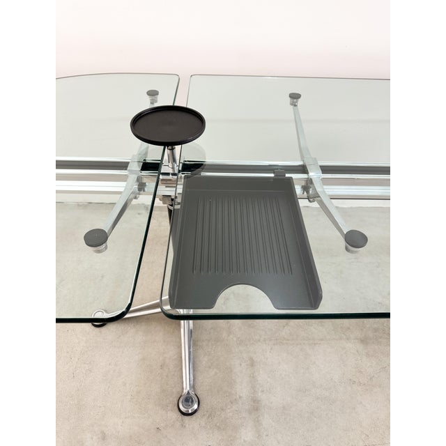 Vintage Bruce Burdick for Herman Miller Executive Desk, Burdick Group System For Sale - Image 9 of 17